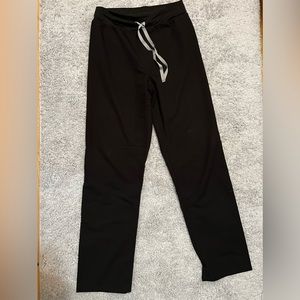 Medium Tall Black Figs Scrub Pants